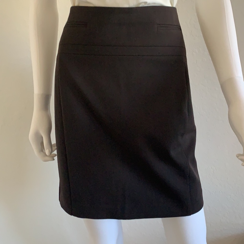 Express Pencil Skirt, Dark Brown, Size 6